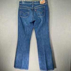 Levi's Women's 515 Boot Cut Jeans Blue Denim Size 8 Medium Vintage 2005 Y2k Fade